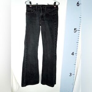 L.e.i. Denim Denim Blue Jeans Straight Flare Leg Size 5 Juniors